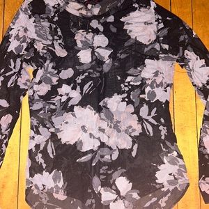 Material girl floral bodysuit